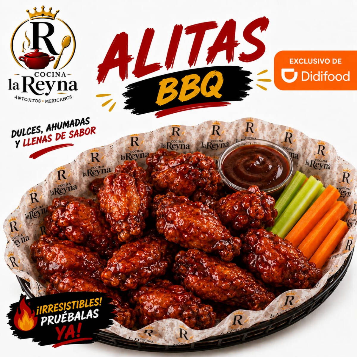 Alitas Bbq Clásicas (Individual) 250g