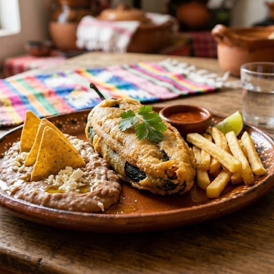 Chile Relleno de Picadillo