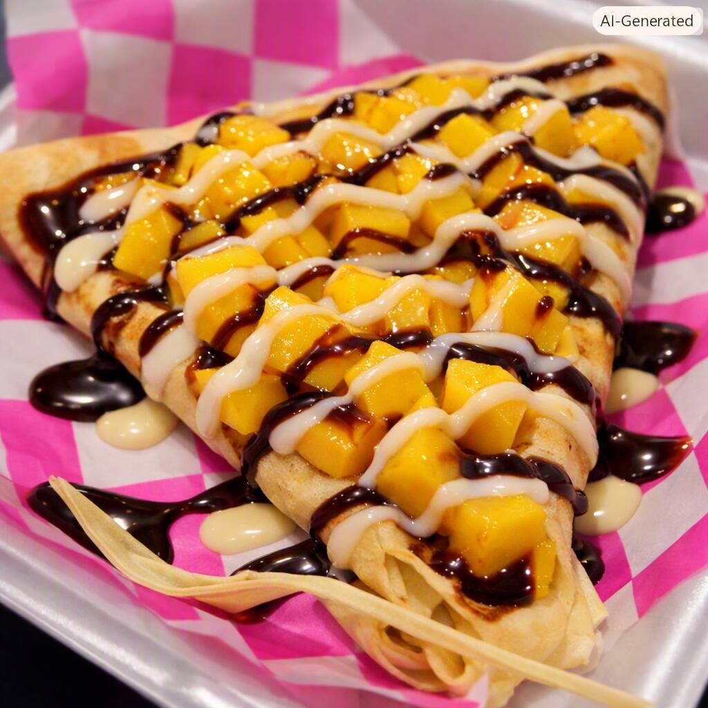 Creppa de NUTELLA CON MANGO