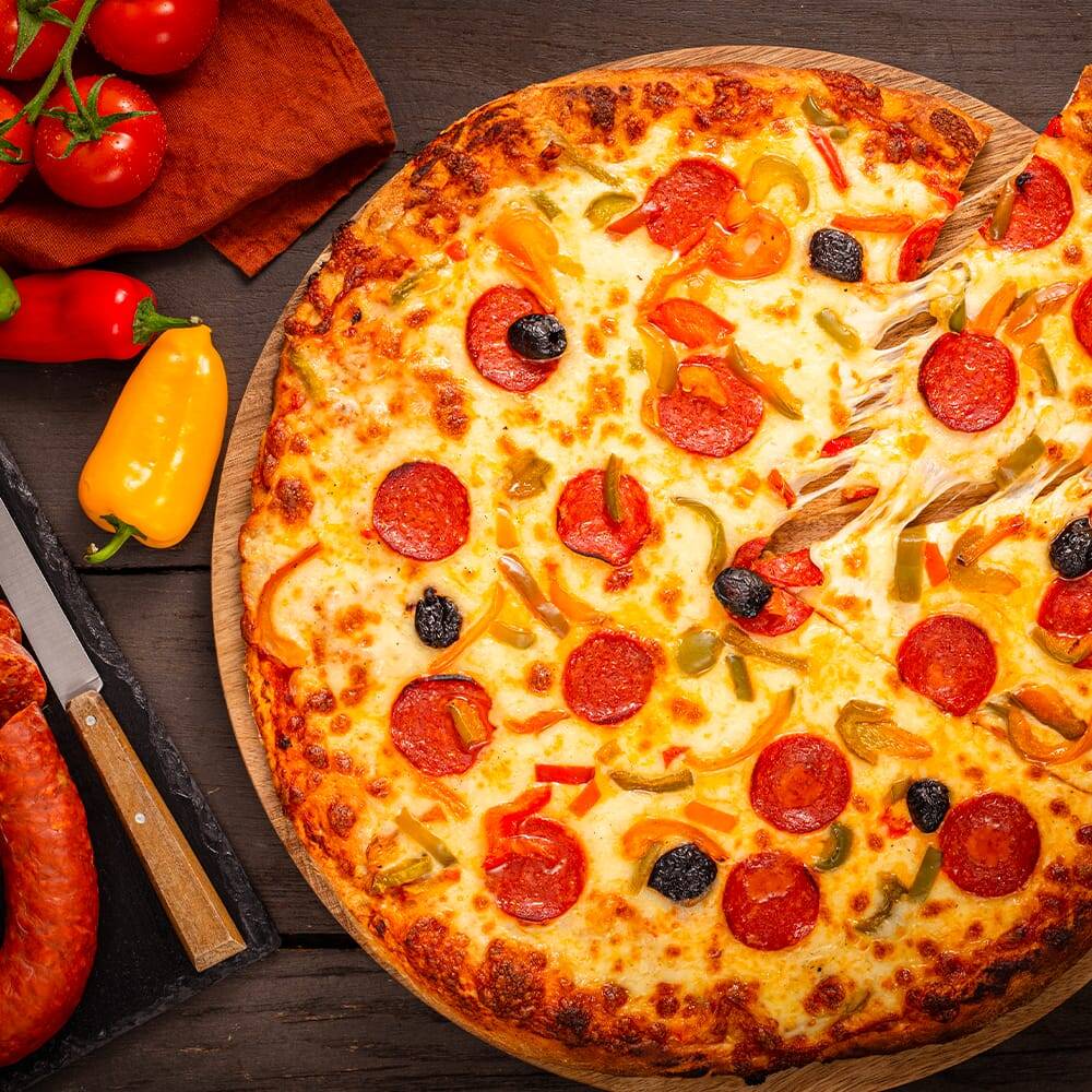 Pizza Familiar 10 P Brownie