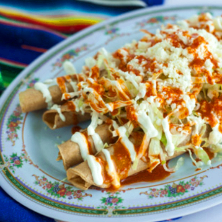 Flautas de Carnitas (orden de 3)
