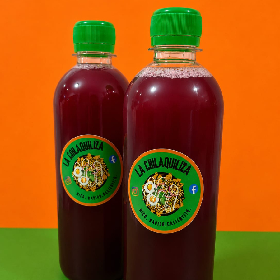 AGUA FRESCA DE JAMAICA CASERA 500 Ml