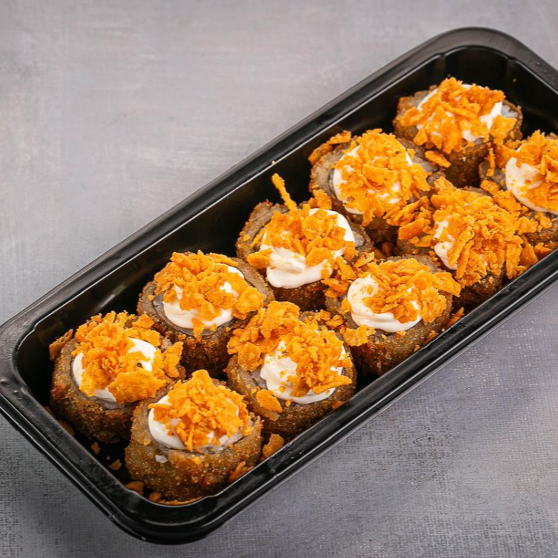 10 hot holl com cream cheese e Doritos