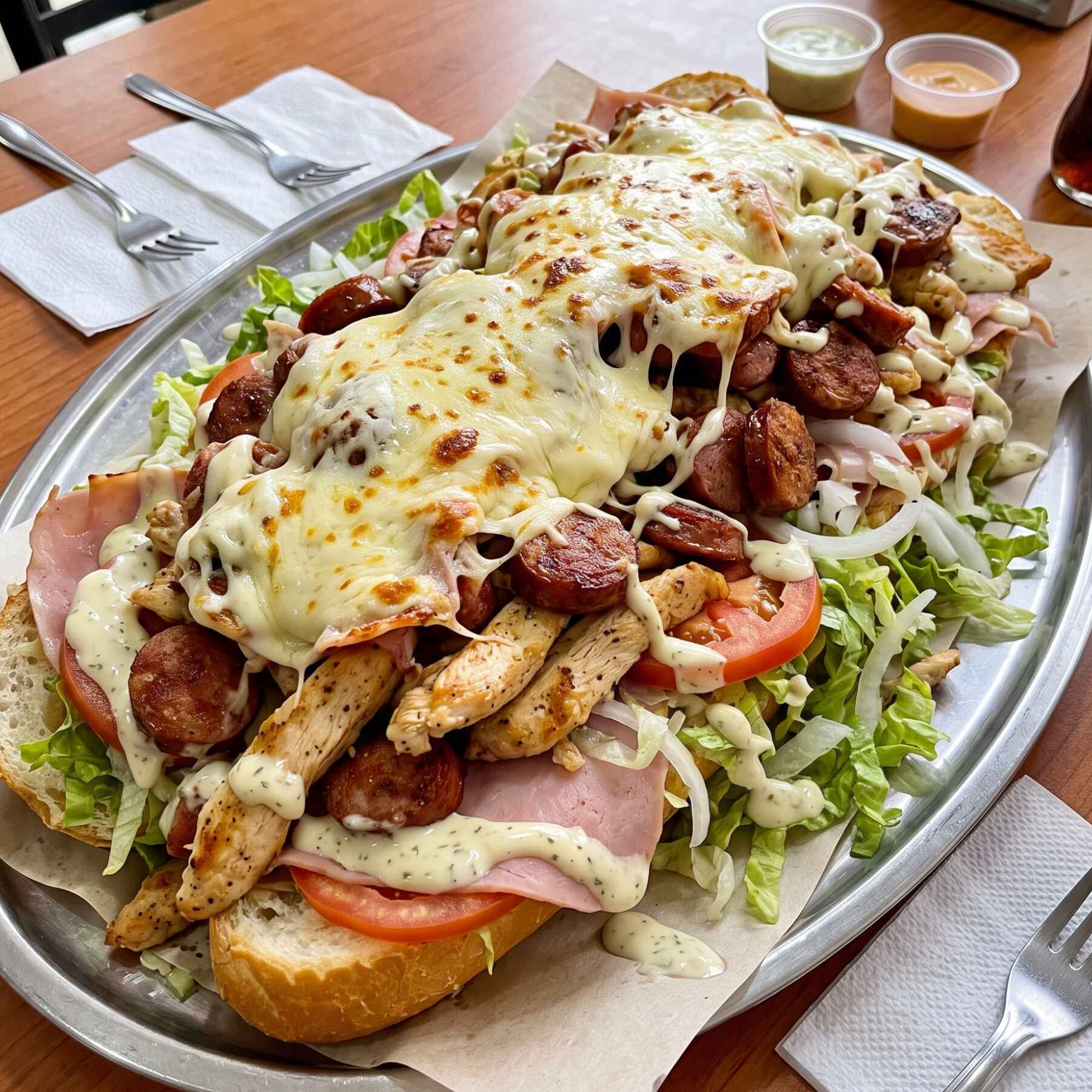 Salvajada 2 Personas(chorizo , Butifarra ) + Jamón