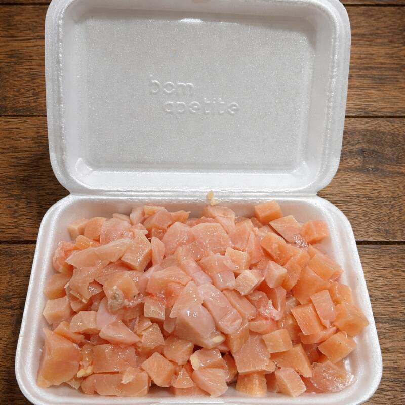 Ideal para Strogonoff - Porção com 500g - Magro, saboroso e fácil de temperar. Ótimo para dietas e pratos rápidos.