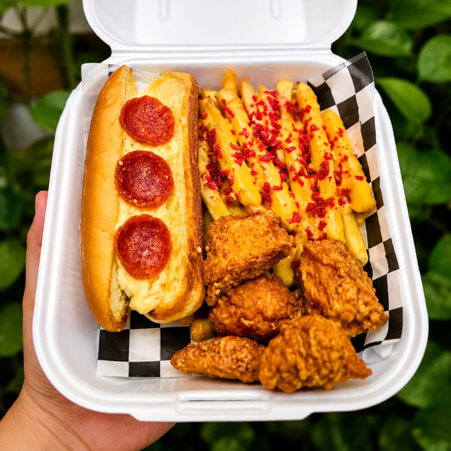 Combo Pizzadog con Papas + Boneless