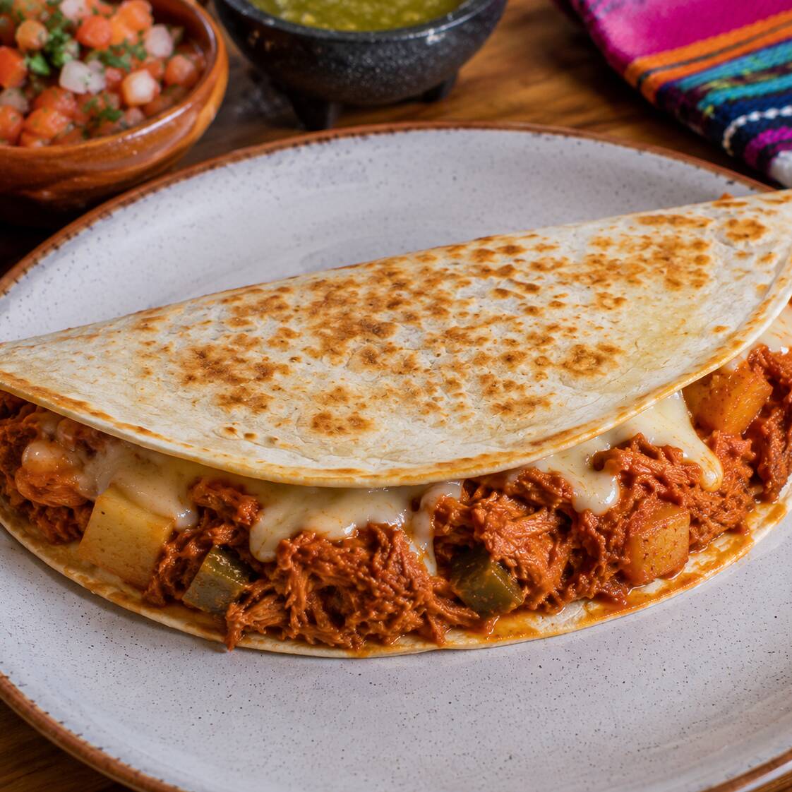 Quesadillas Con Guiso