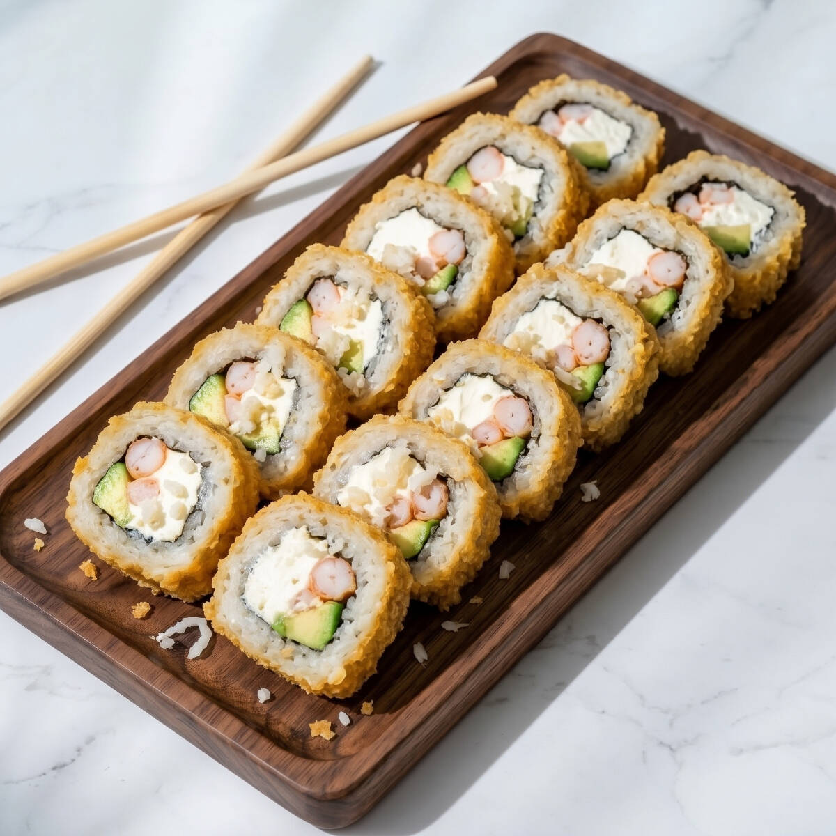 12 Bocados Camarón Tempura Sushi