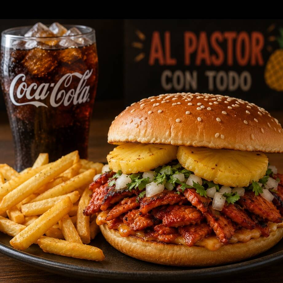 Hamburguesa de Pastor