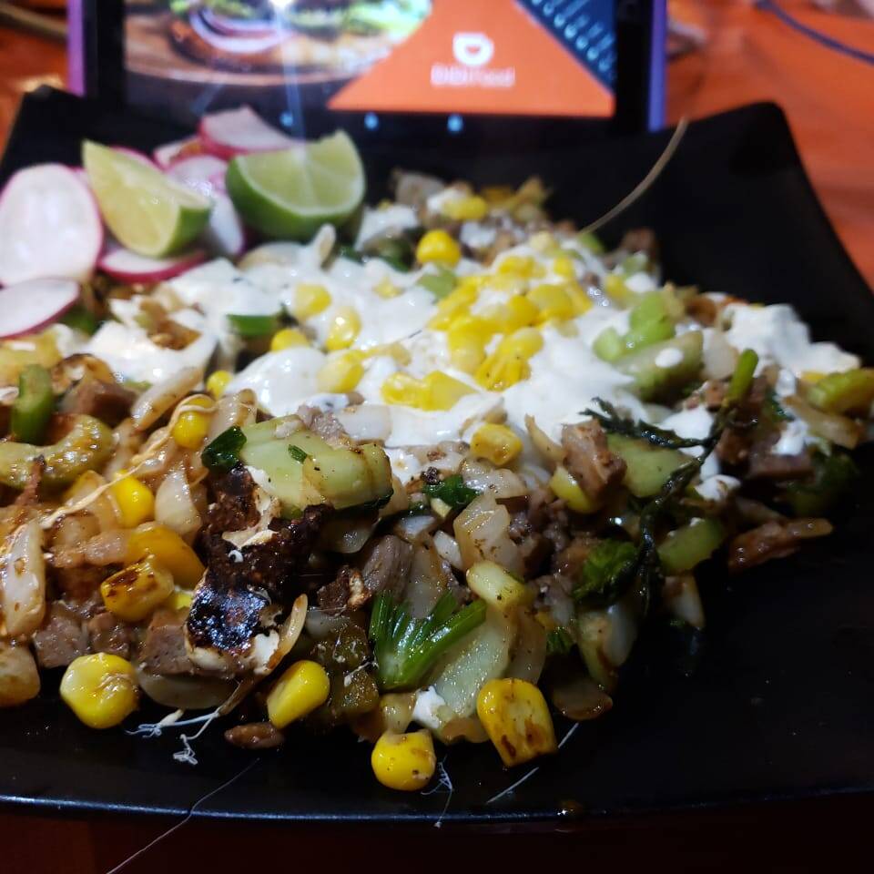 Queso Fundido Con Champiñones
