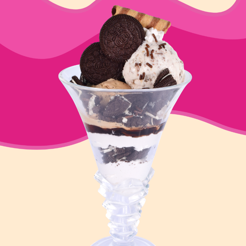 Copa OREO con Dos Bolas de Helado