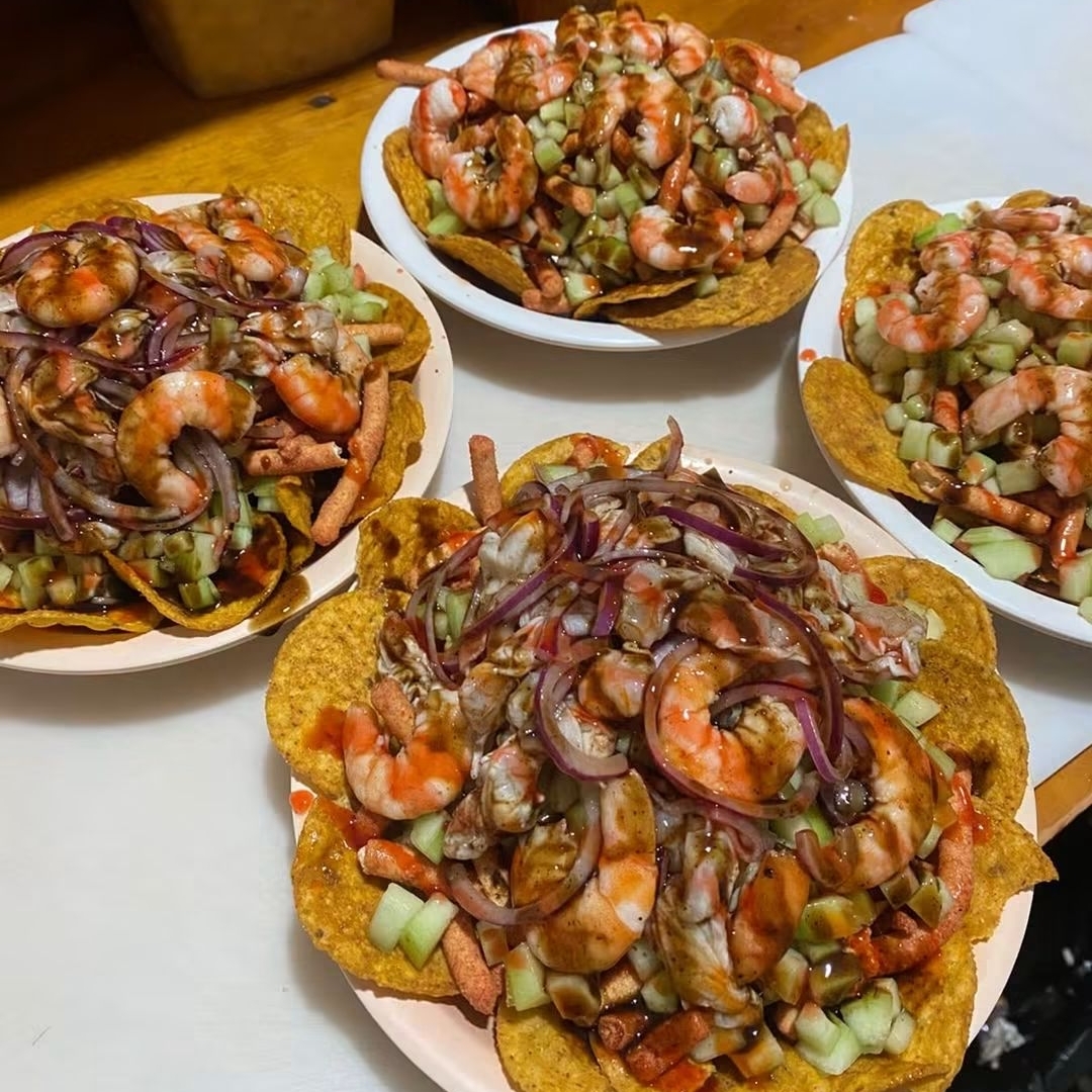 Tosti Camarones Sencillos