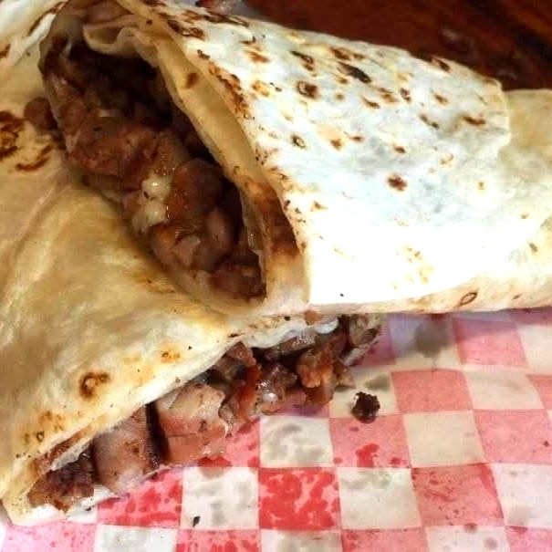 BURRITO SENCILLO (QUESO Y CARNE)