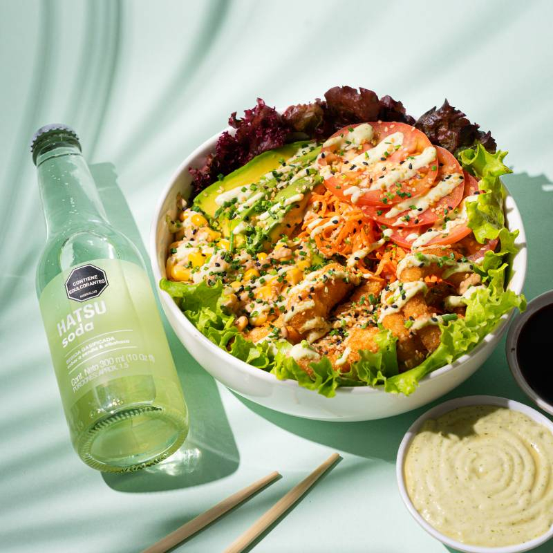 Combo Bowl Ensalada Camarones + Hatsu