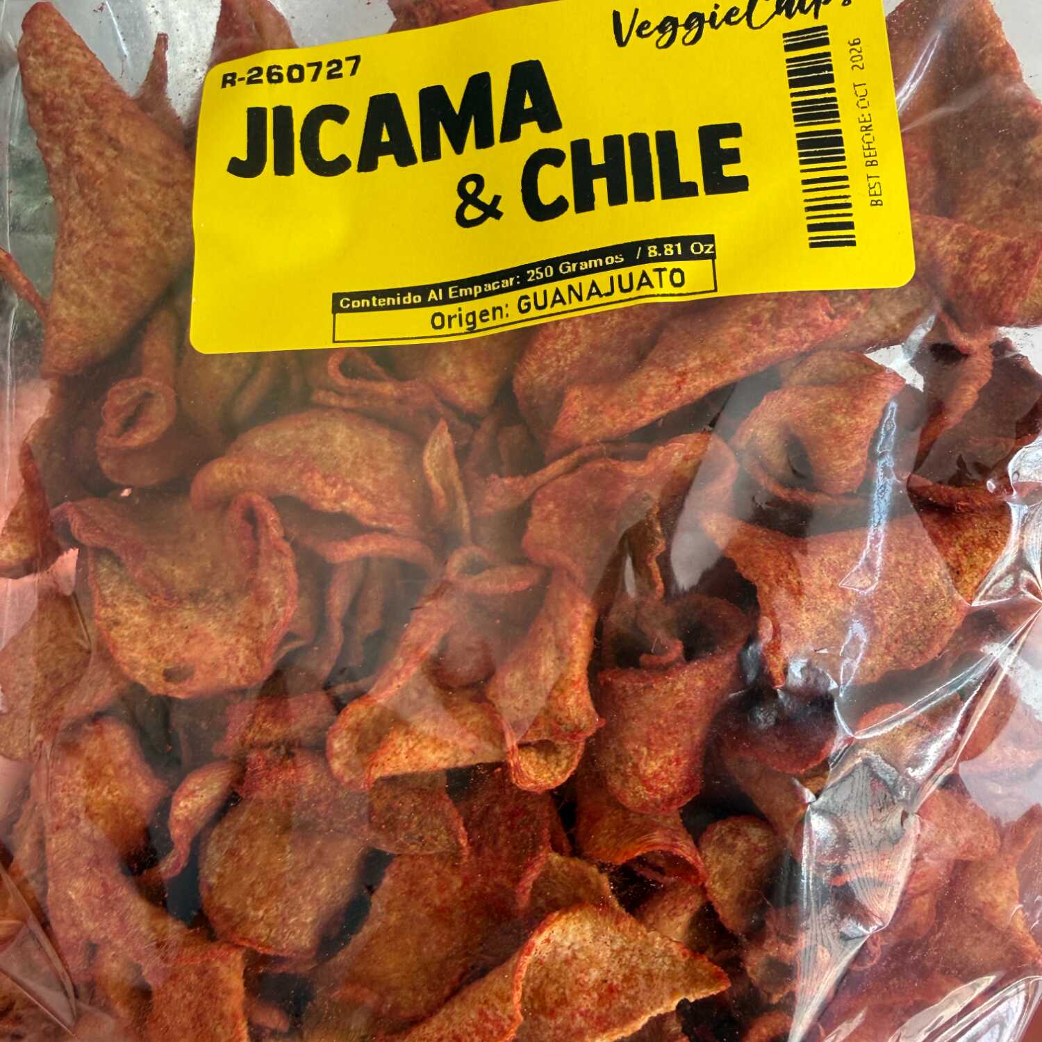 Chip Vegetal de Jicama con Chile