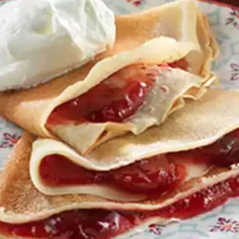 Crepa de Mermelada de Fresa (