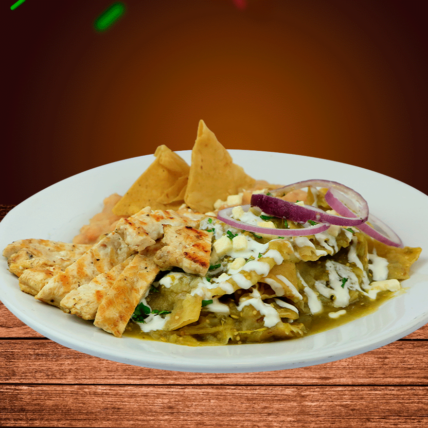 Chilaquiles Verdes con Pollo C