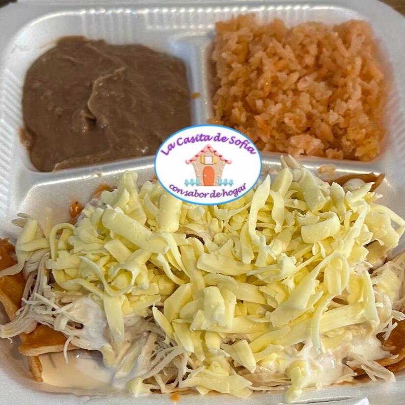 Chilaquiles con Pollo