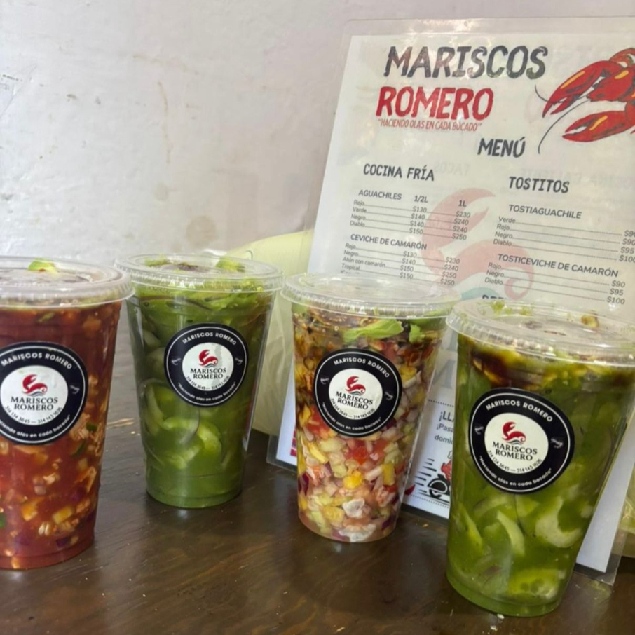 CEVICHE DE CAMARON 1/2L