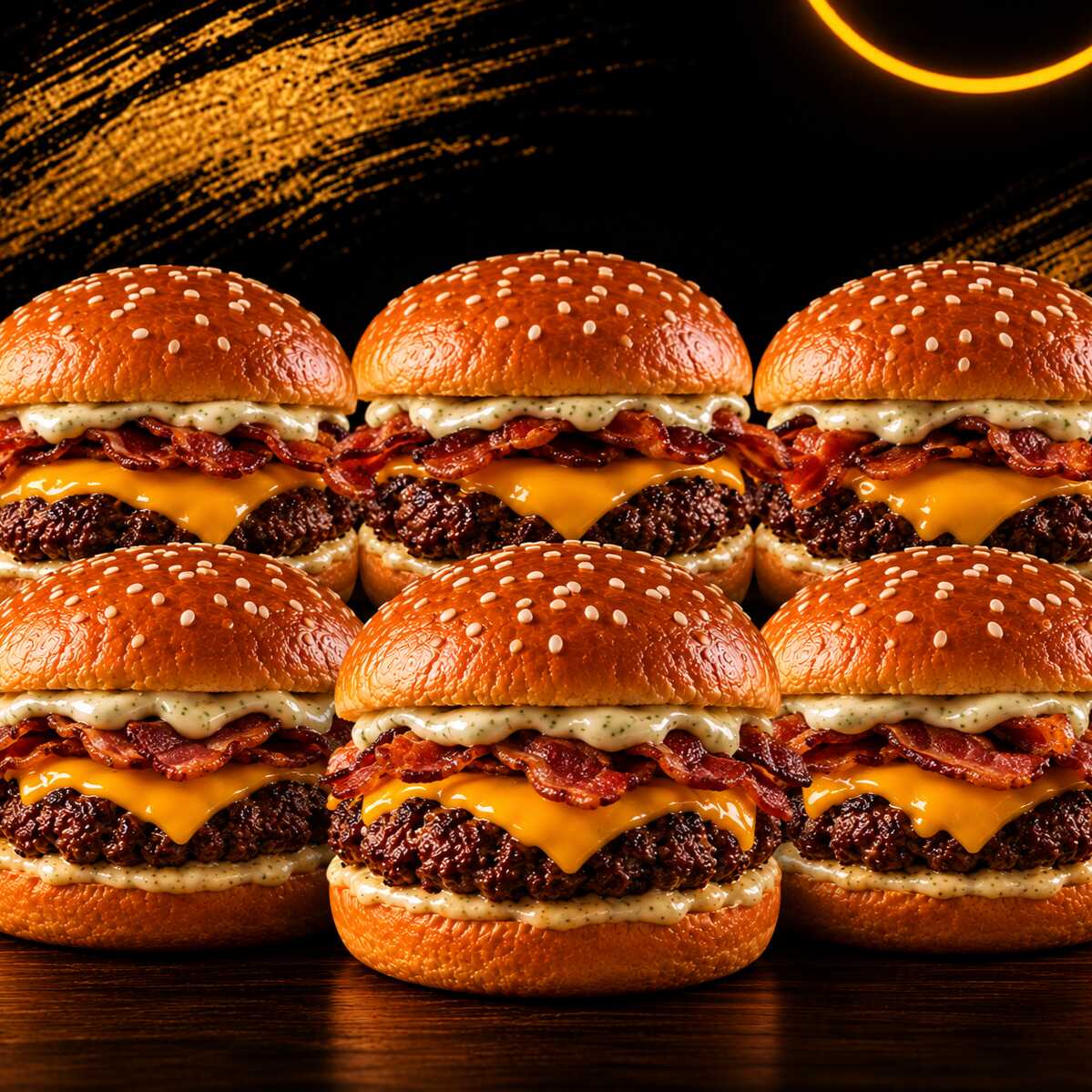6 PRIME BURGUER BACON - CARNE 100% ARTESANAL