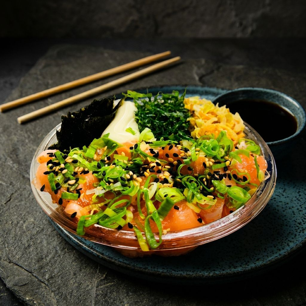 Personalize seu poke com base de gohan (arroz japonês), escolha o recheio, acompanhamentos, complementos e molho. Leve, fresco e do seu jeito! #poke #monteoseu #pokebowl #comidafresca #japafit