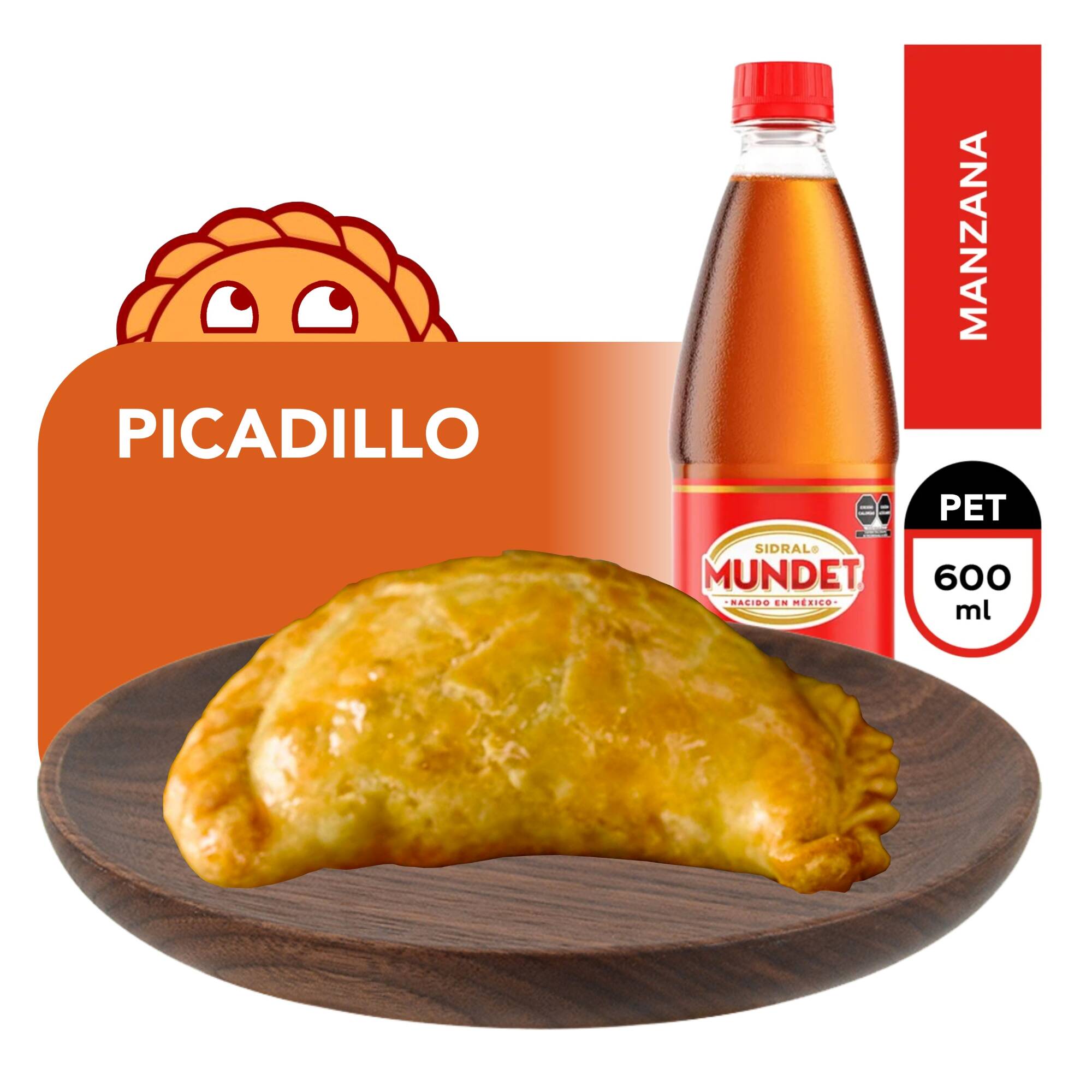 Combo Empanada de Picadillo + Sidral Mundet 600ml