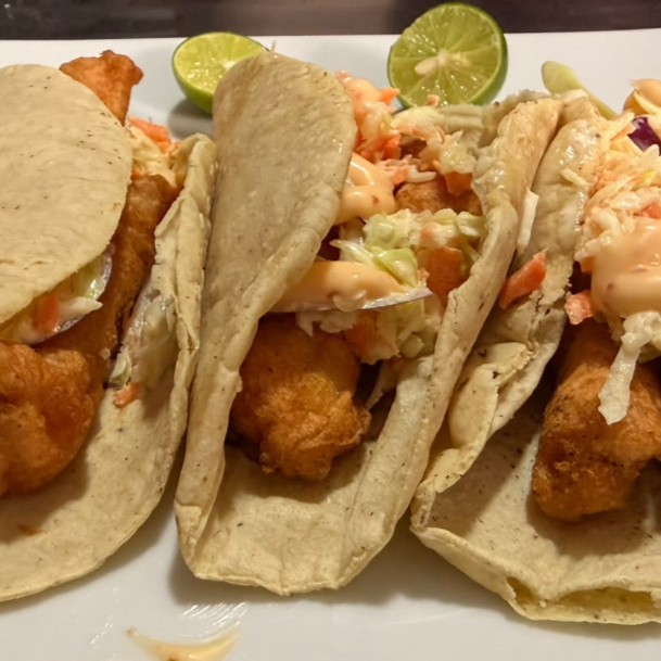 Paquete Tacos de Camarón Capeado
