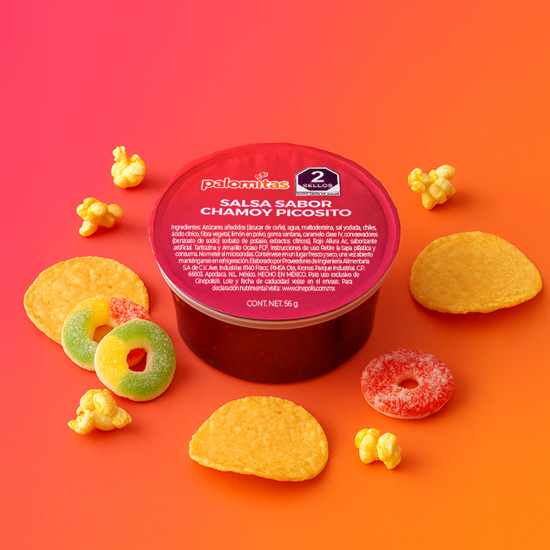 Dip salsa sabor chamoy picosito