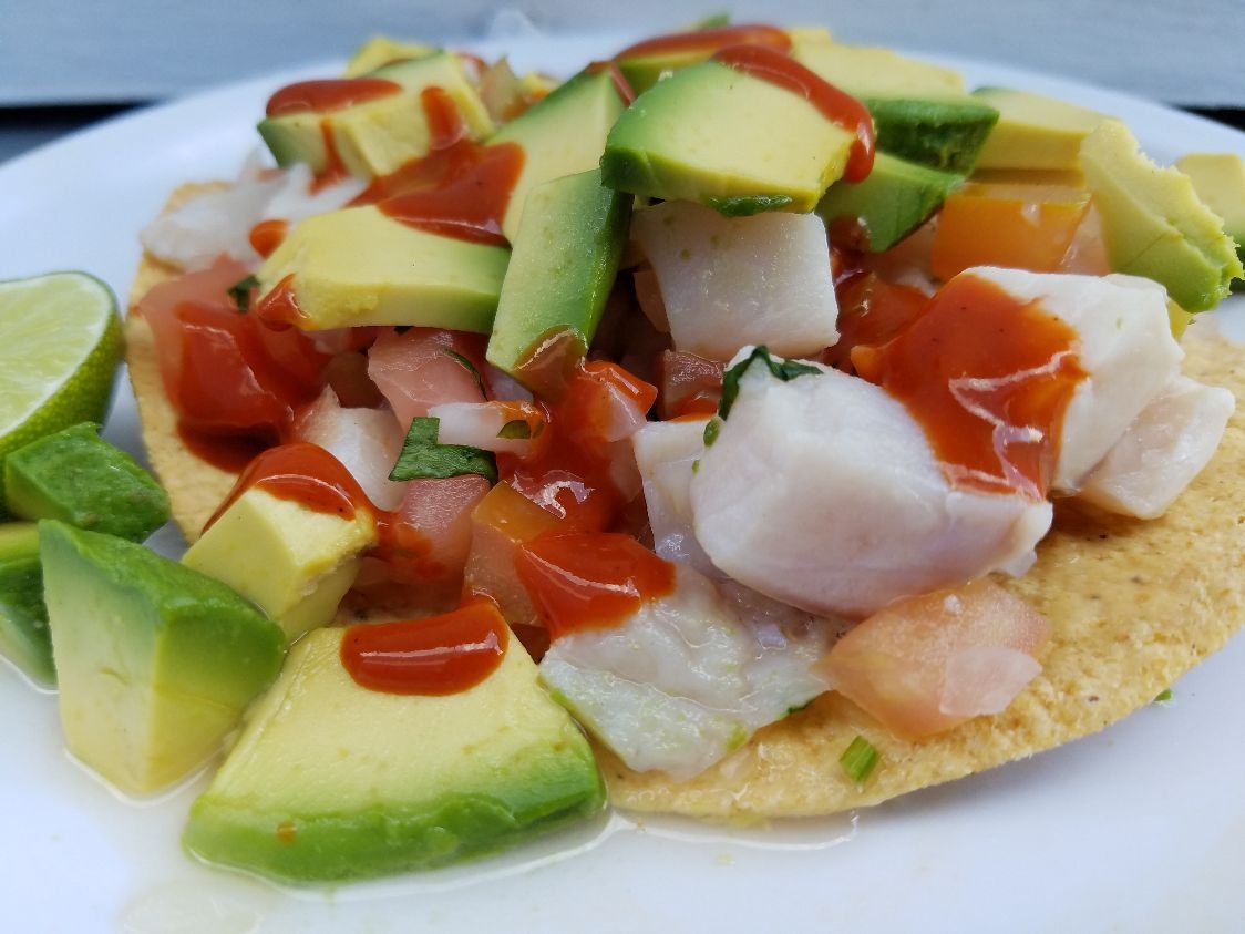 Tostada de Pescado