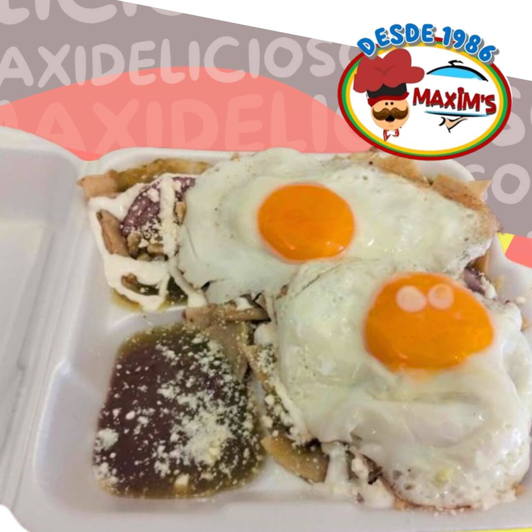 CHILAQUILES VERDES C/2 HUEVOS ESTRELLADOS