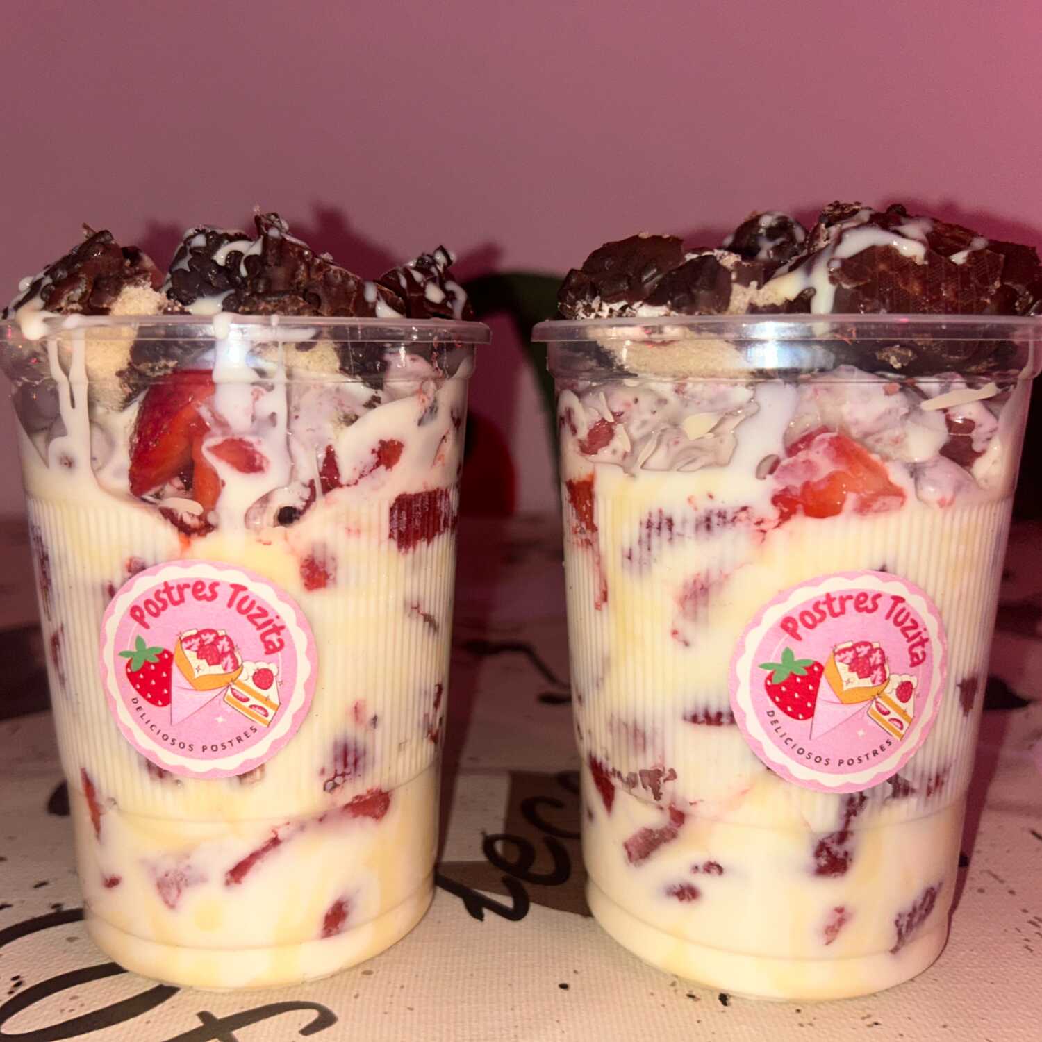 Fresas con Crema Chicas