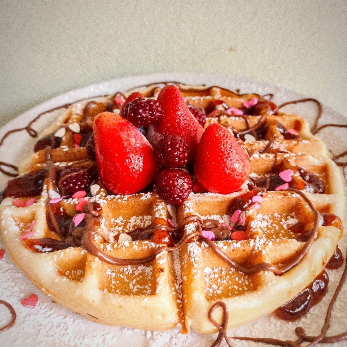 Waffle de Frutos Rojos