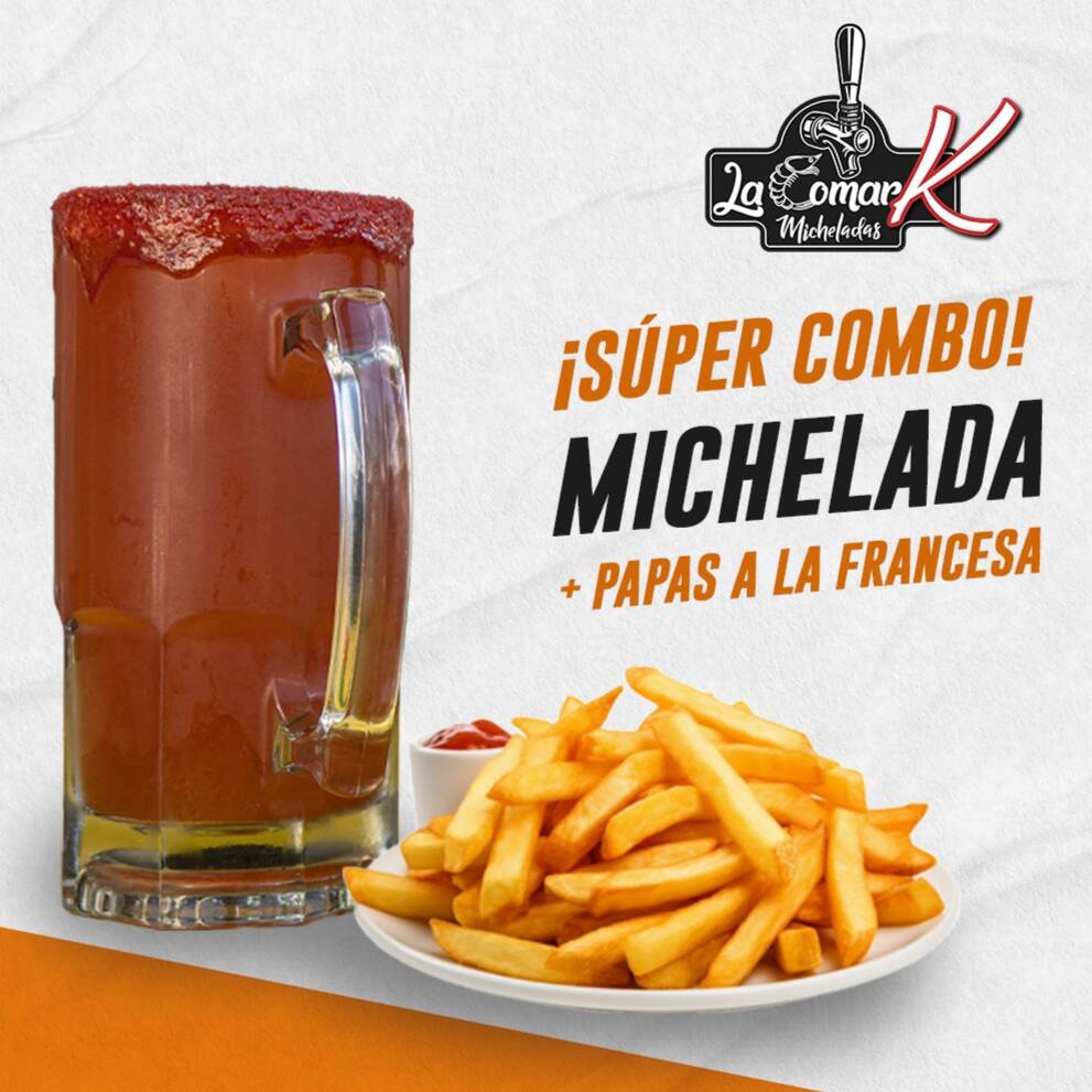 Papas a la Francesa + Michelada (1.2l)