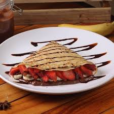 Crepa de Nutella con Fresas
