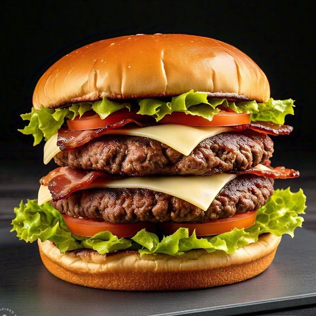 Hamburguesa Doble con Tocineta