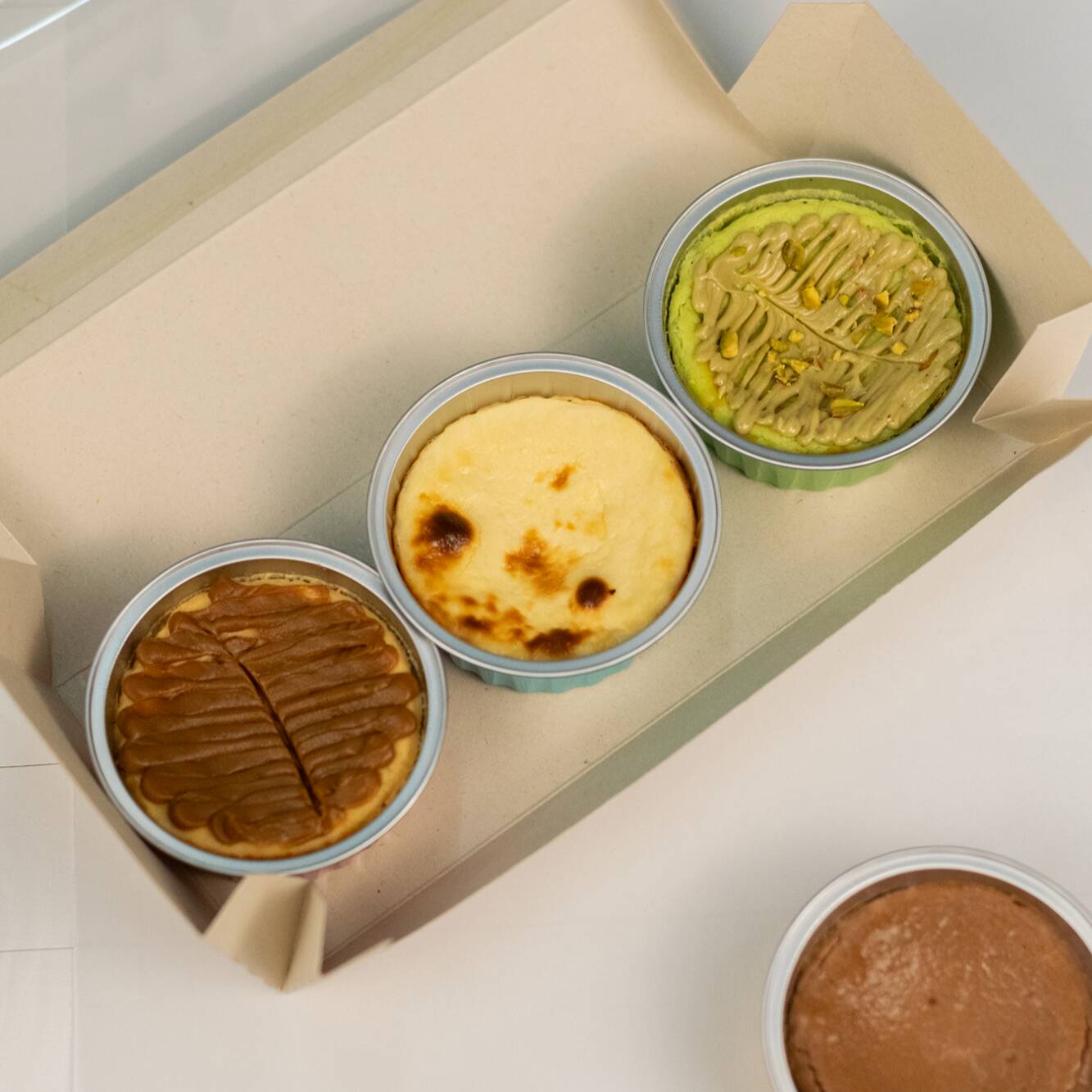 Cajita x3 Mini Tartas Vascas