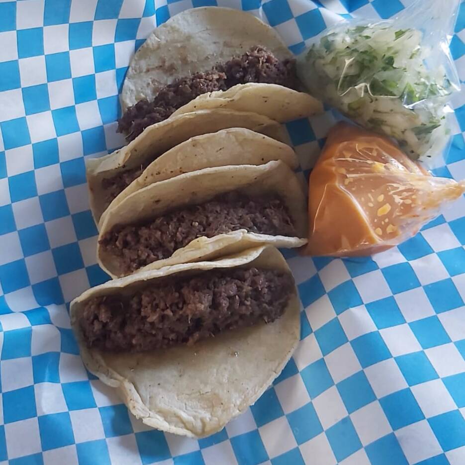 1/2 Orden de Tacos de Barbacoa