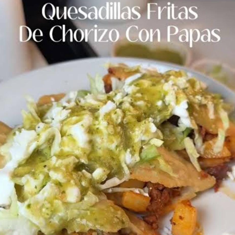 Quesadilla Longaniza C/papas y Queso