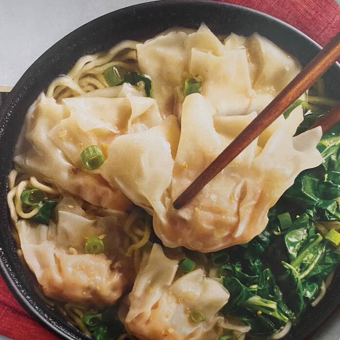 Ramen Con Wontóns de Camarones