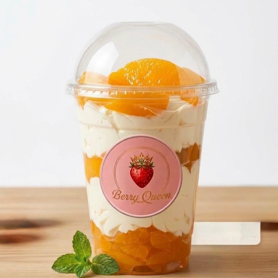 Durazno con Crema + Salsa Gratis 12 Onz