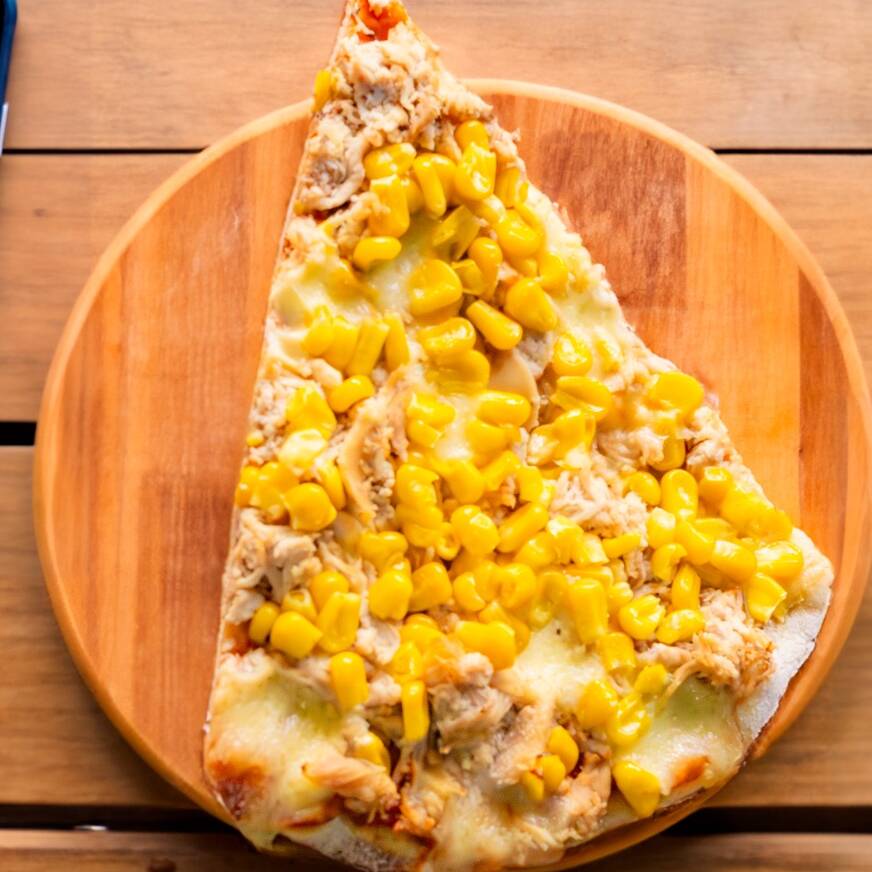 Pizza Porción Pollo Maíz