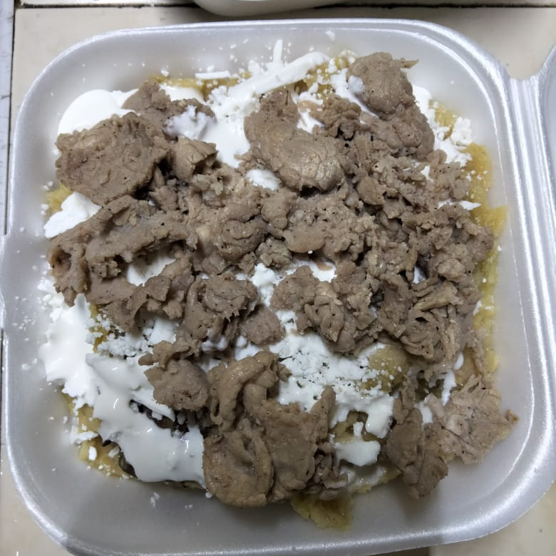 Chilaquiles con Bistec: