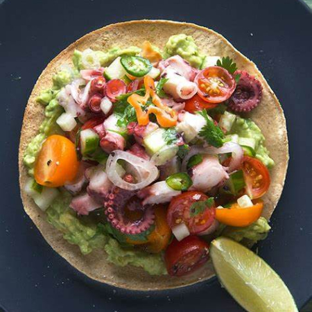 Ceviche de Pulpo Media Orden