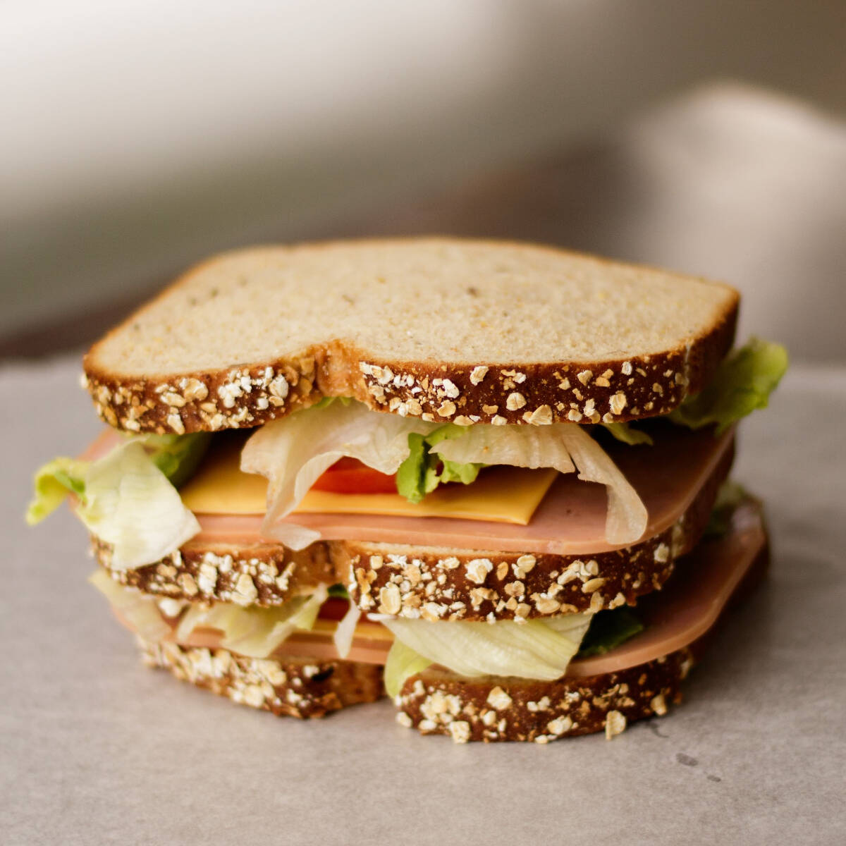 Sandwich de Jamón Doble 12 Granos