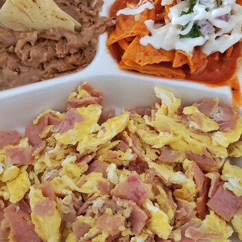 Huevo Revuelto con Jamón