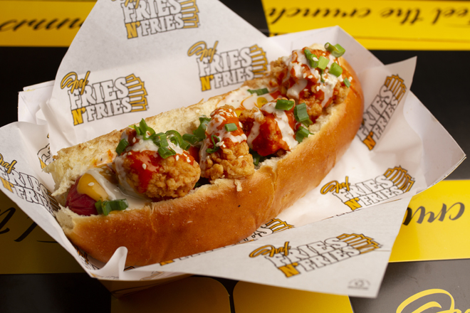 Hot Dog con Boneless Buffalo