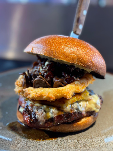 Hamburguesa asador