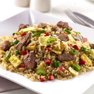Arroz Chaufa Mixto de Pollo y Carne