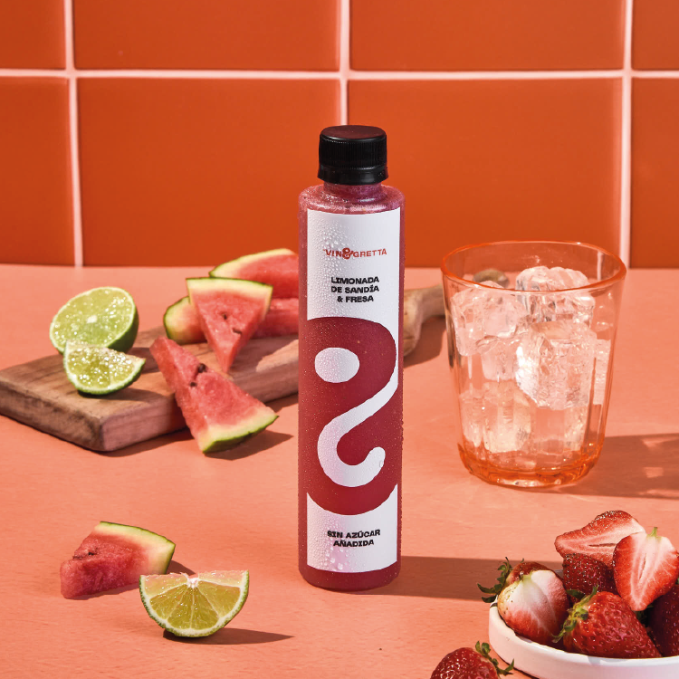Jugo natural Sandía y Fresa