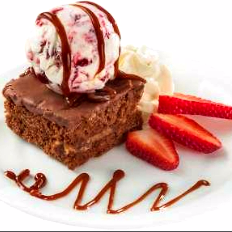 Brownie con Helado Personal
